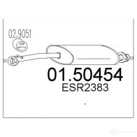 Резонатор MTS 0150454 ZJ 7WV Land Rover Defender 1 (L316) Кабриолет 2.5 TDI 4x4 (L316) 113 л.с. 1990 – 2001 8033464448578