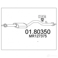 Резонатор MTS 8033464040741 E CYDQW Mitsubishi L200 3 (K7T, K6T) Пикап 2.5 TD 4WD (K74T) 115 л.с. 2001 – 2007 0180350