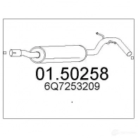 Резонатор MTS C J12WN 8033464901264 0150258 Skoda Roomster (5J) 1 Минивэн 1.4 86 л.с. 2006 – 2015