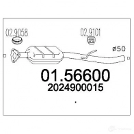 Резонатор MTS 8033464023041 0156600 Mercedes C-Class (W202) 1 Седан 1.8 C 180 (2018) 122 л.с. 1993 – 2000 FXT CZN