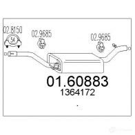 Резонатор MTS 0160883 8033464897802 X0UE D7 1698326 - Изображение 2