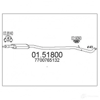 Резонатор MTS V5 ASJ 8033464018276 0151800 1696727