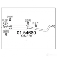 Резонатор MTS KSMN ZY 1697000 0154680 8033464021146