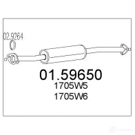 Резонатор MTS 8033464026066 UHDZE N 0159650 Citroen Jumper 2 (230) 1994 – 2002