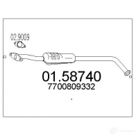 Резонатор MTS 0158740 S WUIO1 1697382 8033464025168