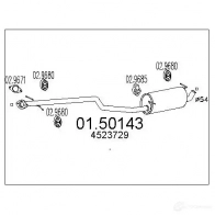 Резонатор MTS 8033464307936 3J 0OBMM 0150143 Ford Transit Connect