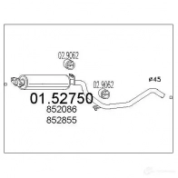 Резонатор MTS 47 LWNZC 1696816 0152750 8033464019211