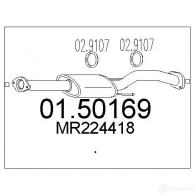 Резонатор MTS 0150169 C PZ48 Mitsubishi Pajero Sport 8033464308629