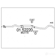 Резонатор MTS 8033464018696 83A PQ1 1696768 0152220