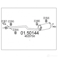 Резонатор MTS 0150144 O FLGQ1M 8033464307943 Ford Transit Connect