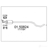 Резонатор MTS 0150824 Peugeot 308 1 (T7, 4A, E) 2008 – 2013 A 2LU8JF 8033464902612