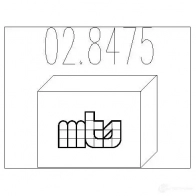 Крепление глушителя, набор MTS 028475 B4SB Y2G 1700535 8033464237363