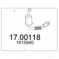 Сажевый фильтр MTS 8033464883188 1700118 V 64ELE 1702752