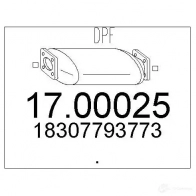 Сажевый фильтр MTS 1700025 8033464434106 Bmw X5 (E53) 1 2000 – 2006 A0FD IIW