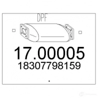 Сажевый фильтр MTS FD7 X6QO 1700005 Bmw 5 (E61) 5 Универсал 2.0 520 d 163 л.с. 2005 – 2008 8033464435028