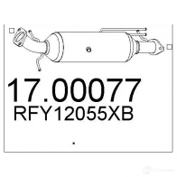 Сажевый фильтр MTS 1700077 I 8MSLOW 8033464481278 1702716