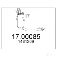 Сажевый фильтр MTS 1702723 8033464914196 1700085 G QEPXB