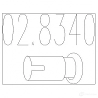 Хомут глушителя MTS 1700504 028340 8033464048396 XNJ H4Q