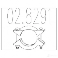Хомут глушителя MTS 8033464048136 QC75I N2 028291 1700491