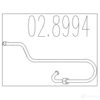 Хомут глушителя MTS 8033464916466 028994 0K IEO Fiat Doblo (223) 1 Фургон 1.3 JTD 16V Multijet 84 л.с. 2006 – 2025