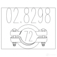 Хомут глушителя MTS 028298 SJE C6L 1700497 8033464469436 - Изображение 3
