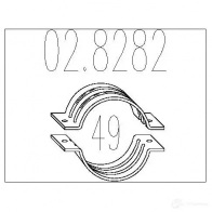 Хомут глушителя MTS 1700486 8033464048044 028282 L GRSH