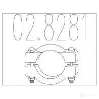 Хомут глушителя MTS 028281 ATR BX 1700485 8033464048037