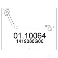 Задний глушитель MTS Peugeot 307 1 (3B, PF2) Кабриолет 1.6 16V 110 л.с. 2003 – 2009 8033464898700 W SZ6YI 0160925