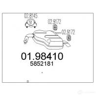 Задний глушитель MTS OG ID5 8033464047092 1700363 0198410