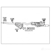 Задний глушитель MTS L6 Y8X 1700233 8033464045692 0196930