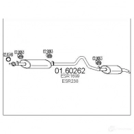 Задний глушитель MTS 8033464028893 Y5WUG X 1697741 0160262