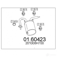 Задний глушитель MTS 8033464309206 Nissan X-Trail D WGJZY 0160423