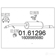 Задний глушитель MTS ZS N0FD 8033464396756 1698721 0161296