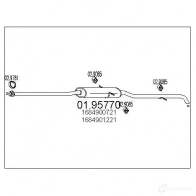 Задний глушитель MTS BXGJ O 0195770 8033464044657 1700134