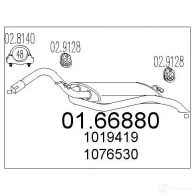 Задний глушитель MTS L6W QGM 8033464035839 0166880 1699208
