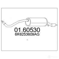 Задний глушитель MTS 0160530 JZTUR OO 1697992 8052999209201