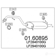 Задний глушитель MTS 1698338 Z0W0L 5 8033464898090 0160895 - Изображение 2