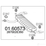 Задний глушитель MTS 8033464447823 0160573 1698034 N 5CBKC