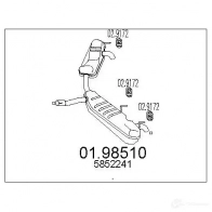 Задний глушитель MTS 8033464486860 6 H6H4U4 1700373 0198510