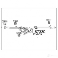 Задний глушитель MTS L4VOI 5 8033464036270 1699247 0167330