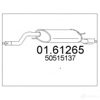 Задний глушитель MTS 1698690 0161265 8033464214012 77 74O