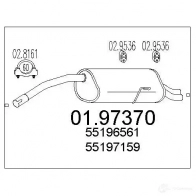 Задний глушитель MTS 0197370 F CNXN 1700271 8033464046088