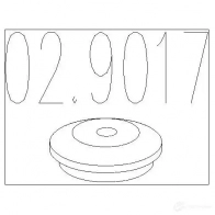 Резинка глушителя MTS 8033464049461 029017 1700556 L0O UQP