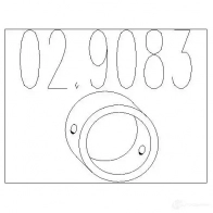 Резинка глушителя MTS 1700610 029083 8033464049928 3 KPV4J
