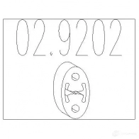 Резинка глушителя MTS 8033464050702 029202 JTHOO0 O 1700705