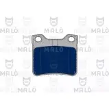 Тормозные колодки дисковые, комплект MALO 1050045 2491154 R6G B6