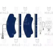Тормозные колодки дисковые, комплект MALO 1050124 2491233 4XBWU H5