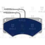 Тормозные колодки дисковые, комплект MALO 1050506 2491544 68QK F2