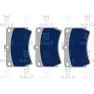 Тормозные колодки дисковые, комплект MALO Y QS2Q 1050593 Mazda Demio (DW) 1 Хэтчбек 1.3 i 16V 72 л.с. 1996 – 2000
