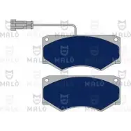Тормозные колодки дисковые, комплект MALO 2491582 1050606 7QL YES